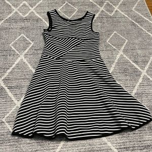 Girls 10 Short Striped Dress